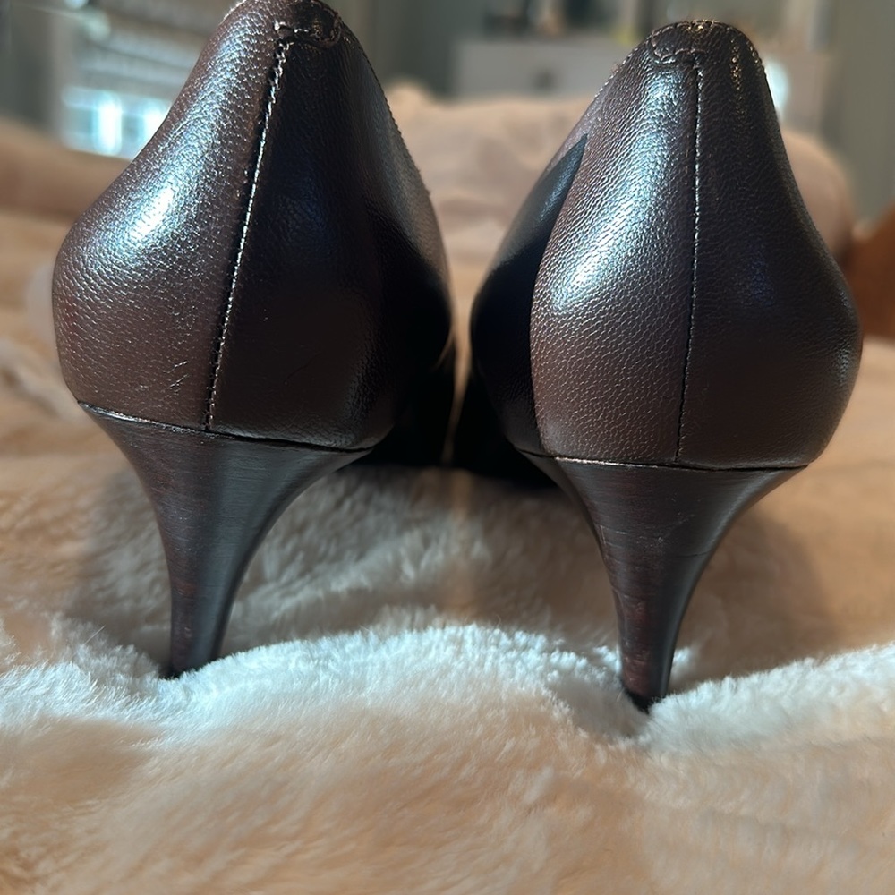 Cole Haan Brown Pump Size 11 - Picture 4 of 6